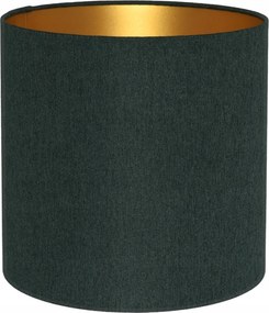 Lámpaernyő Álló Lámpa Függő Henger 15/15 cm E27 Fenyő Zöld Avola