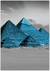 Poszterek 70x100 Kék piramisok