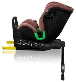 Lionelo HARMONY i-Size 40-150 cm forgatható autósülés alapzattal, téglavörös