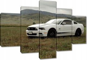 Vászonkép 150x105 Fehér Ford Mustang
