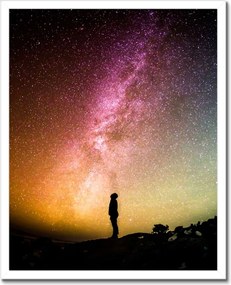 Poszterek keretben 40x50 Tejút Galaxis