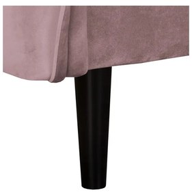 Levendula színű bársony fotel Juli – Ropez