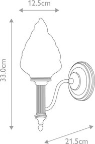 Elstead Lighting CARROLL BATH-CARROLL3-RG Fali lámpa 1x3.5W/G9 3000K 320LM IP44