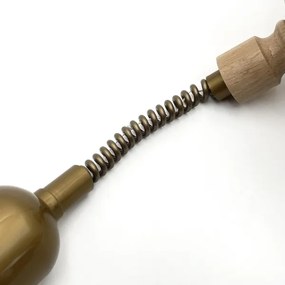 Állítható magasságú RAMONA csillár 1xE27/60W/230V barna/fehér/tölgy