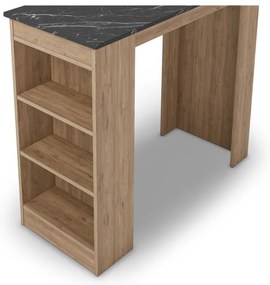 Bárasztal márvány dekoros asztallappal 47x120 cm Peru – Marckeric