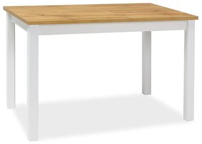 Étkezőasztal Adam 100 x 60 cm, wotan tölgy / fehér