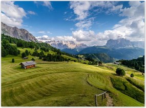 Poszterek 135x100 Bárányok a hegyi réten