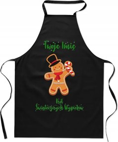 Karácsonyi konyhai kötény Az Ön neve A karácsonyi sütemények királya