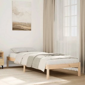 tömör fenyőfa extra hosszú ágykeret matrac nélkül 80 x 220 cm