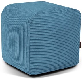 Kék kordbársony babzsákfotel Plus 50 Lounge – SLOWDOWN