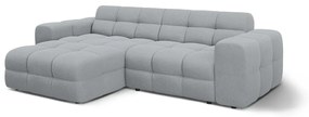 Szürke sarokkanapé (bal oldali-heverő résszel) Kendal – Micadoni