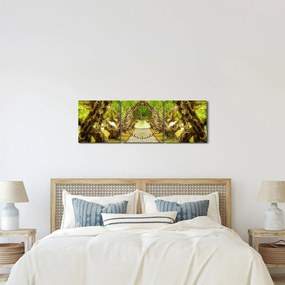 Kép - Plumeria élő alagútja (órával) (90x30 cm)