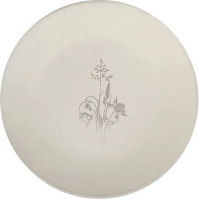 Kerámia desszerttál Cream Charm ø 20cm, krém/taupe