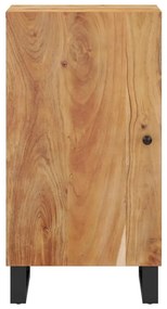 tömör akácfa tálalószekrény ajtóval 40x31x75 cm