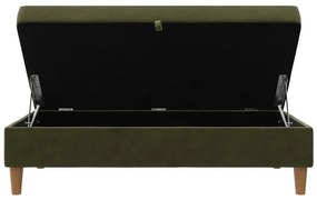 Zöld bársony lábtartó Lilly – Støraa