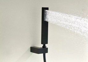 AREZZO design CUBEFIELD kádcsaptelep szett, fekete