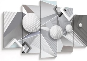 Geometriai absztrakt kép (150x105 cm)