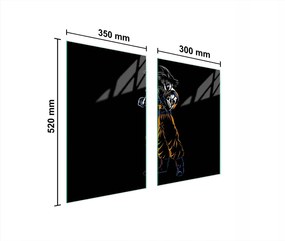 Üveg Konyhai Védőlap 65x52 Anime