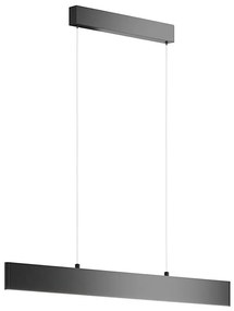Maytoni P010PL-L23B4K - LED Csillár zsinóron STEP LED/23W/230V 4000K 91 cm fekete
