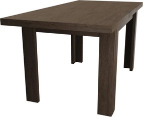Kinyitható étkezőasztal (120-160 cm), sötét kőris