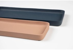 Fém dekoratív tálca szett 2 db-os 15,5x39,5 cm Rebel – Zuiver