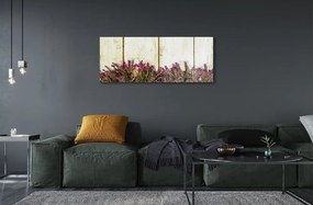 Üvegképek Lila virágok táblák 100x50 cm