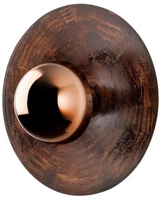 Rézszínű fali lámpa ø 38 cm Kurt – Opviq lights