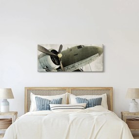 Kép - Régi légcsavaros repülőgép (120x50 cm)