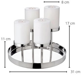 Adventi koszorú Marbella Ø 30cm - Edzard