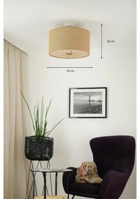 Brilagi - COUNTRY ROLLER mennyezeti lámpa 1xE27/15W/230V, 45 cm, bézs