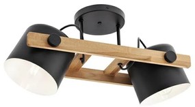 Redo 01-2400 - Mennyezeti lámpa POOH 2xE27/42W/230V bükkfa