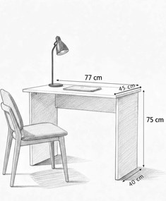 Premium könyvespolc, fehér, 77 cm