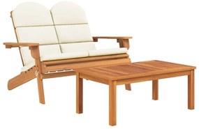 4 részes tömör akácfa kerti Adirondack ülőgarnitúra