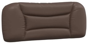 barna műbőr fejtámla párna 100 cm