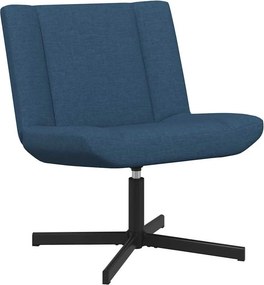 vidaXL Forgószék Kék 63 x 75 x 76 cm szövet
