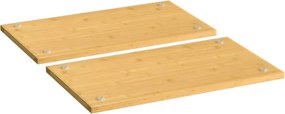vidaXL 2 db bambusz tűzhely fedő 50 x 28 x 1,5 cm