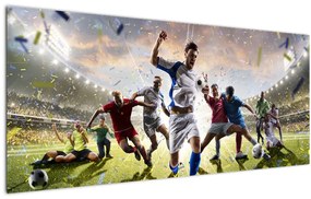 Kép - futball (120x50 cm)