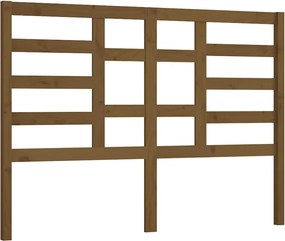 vidaXL mézbarna tömör fenyőfa ágyfejtámla 166 x 4 x 104 cm