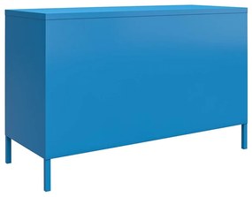 Cache kék fém szekrény, 100 x 64 cm - Novogratz