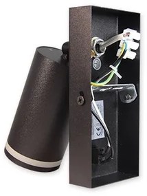 Fali spotlámpa 1xGU10/35W/230V fekete