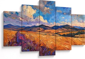 Kép - Olajfestmény tájkép (150x105 cm)