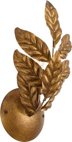 Vintage fali lámpa antik arany - Linden