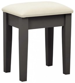 szürke császárfa MDF fésülködőasztal ülőkével 65x36x128 cm