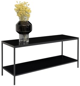 Vita TV állvány, 2 polc, fekete, 100x36x45 cm