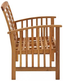 tömör akácfa kerti pad 119 cm
