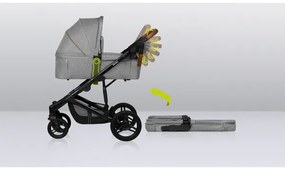 Lionelo - MARI TOUR kombinált 2 az 1-ben babakocsi Grey Stone