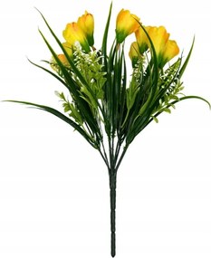 Krokodil csokor 35 cm sárga Tavaszi Virágok