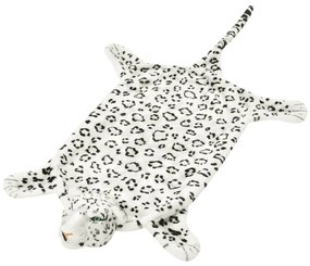 fehér plüss leopárd szőnyeg 139 cm