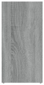 szürke sonoma színű könyvszekrény 50 x 25 x 106 cm