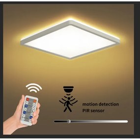 Brilagi-LED ULTRA SLIM LED 18W 230V 30x30 cm dimm. lámpa érzékelővel + DO